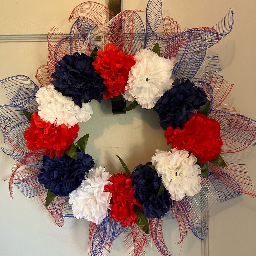 Handmade one of a kind wreath.
